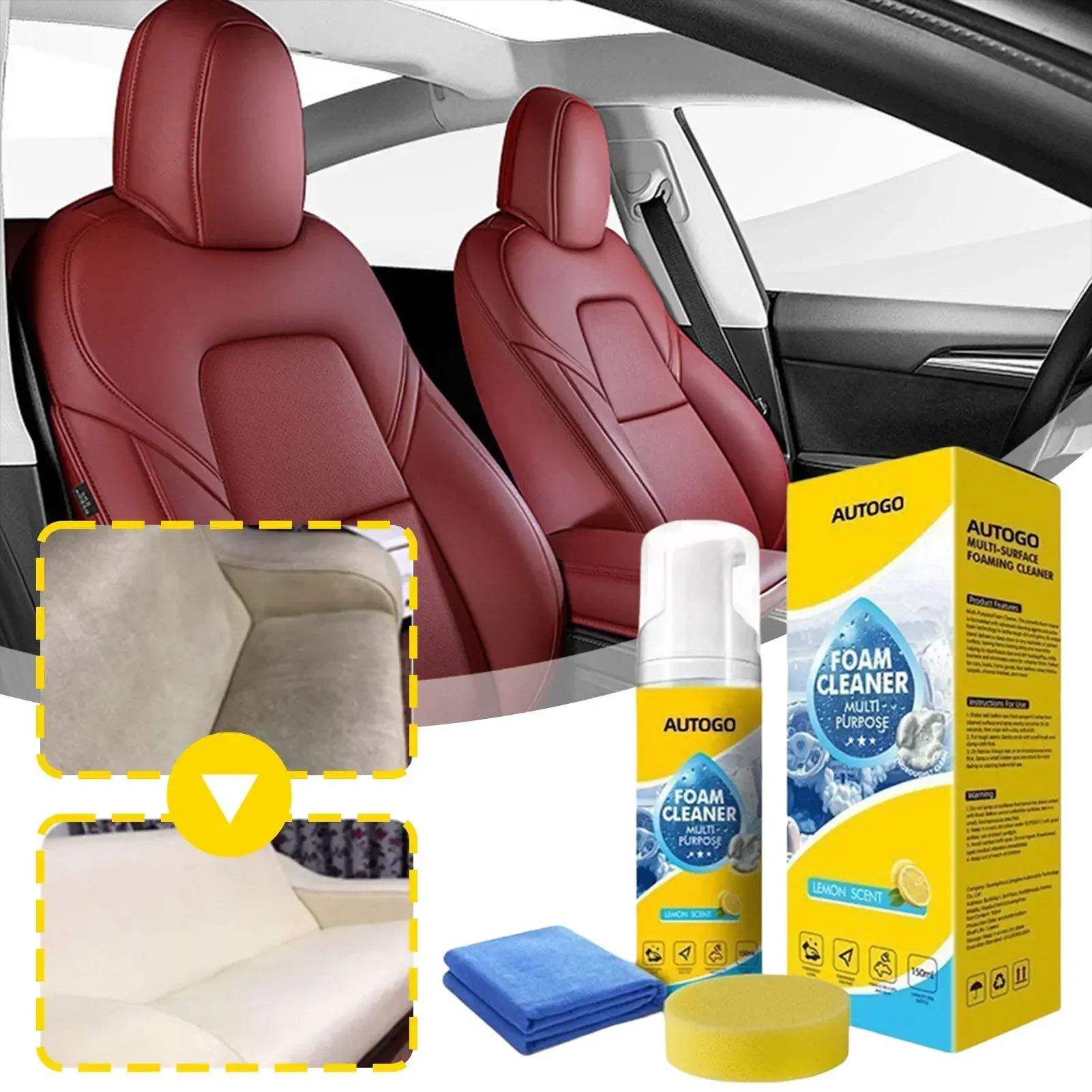 150ml Multifunctionele Schuimr - Leather Cleaner Interior recensie en prijs